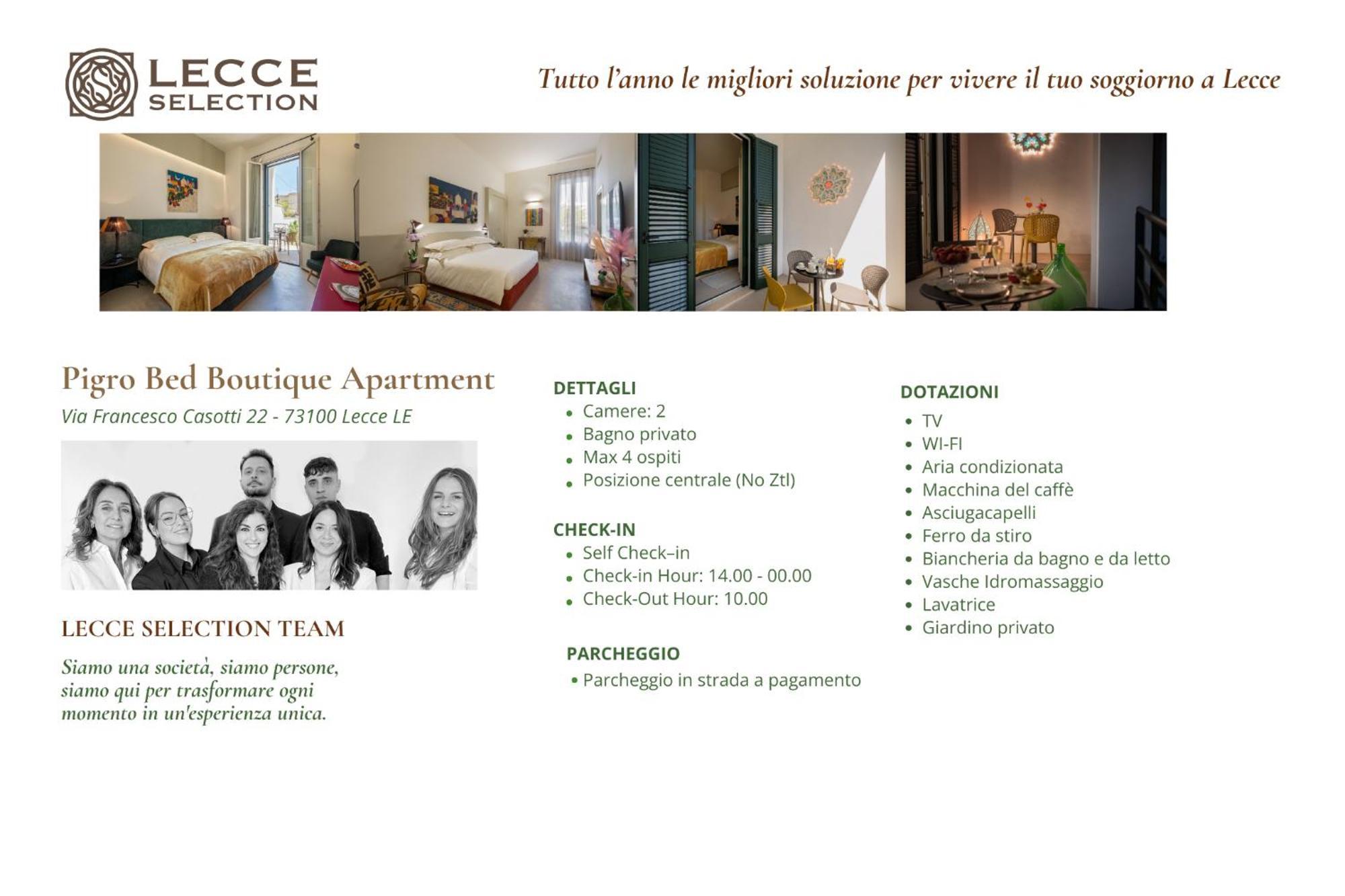 Pigro Bed - Boutique Apartment & Garden By Lecce Selection מראה חיצוני תמונה
